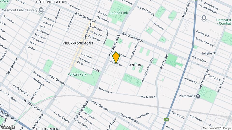 2825 Rue Gilford Map and Location Details