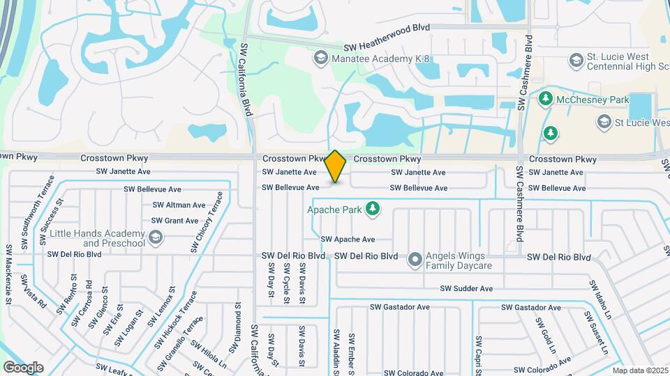 1697 SW Clover St Map and Location Details
