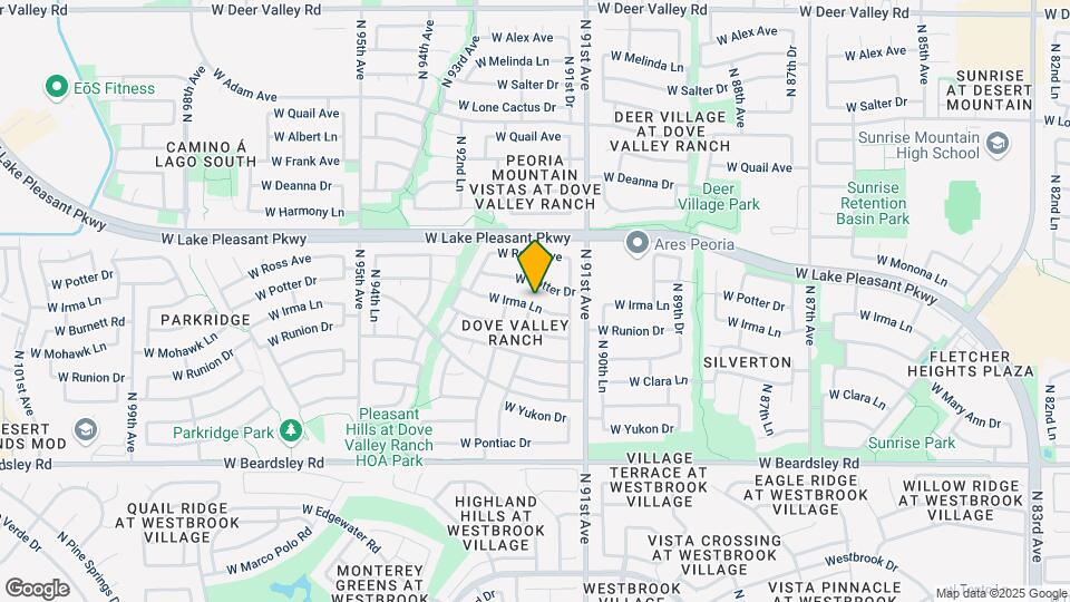 9238 W Irma Ln Map and Location Details