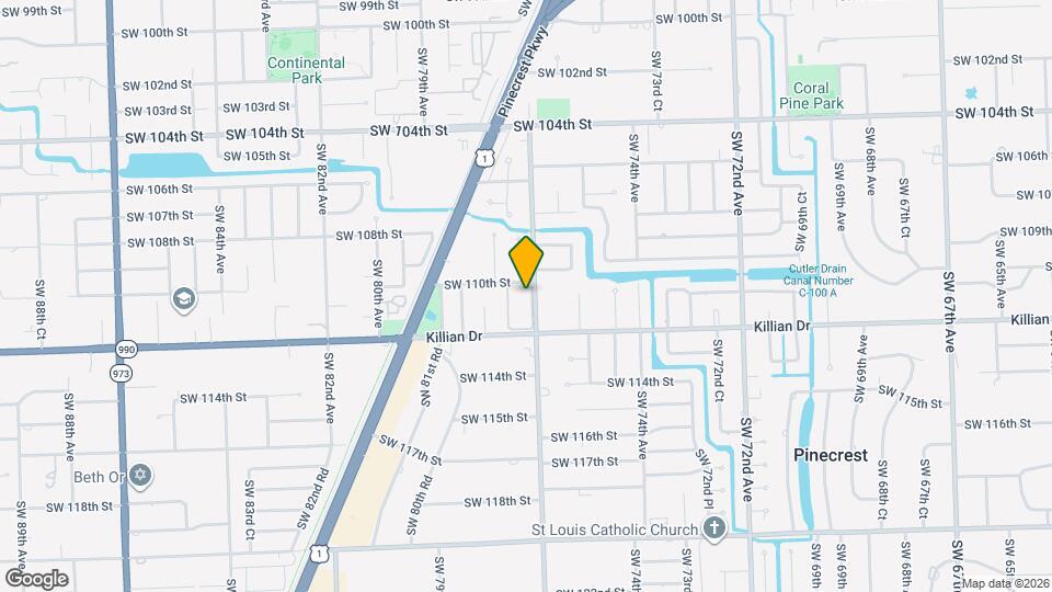 11028 SW 77th Ct Cir Map and Location Details