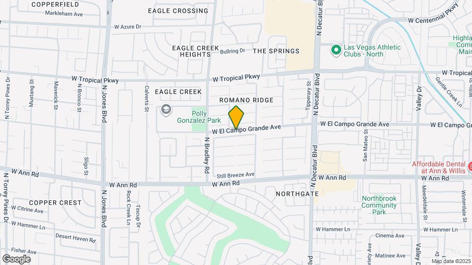 5216 Backwoodsman Ave Mapa y Detalles de la Ubicación