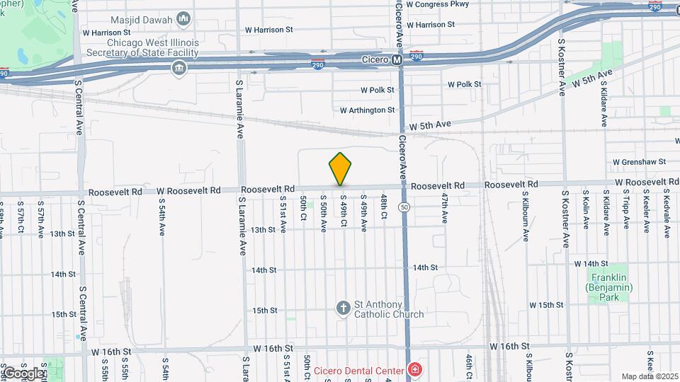 1204 S 49th Ct Map and Location Details