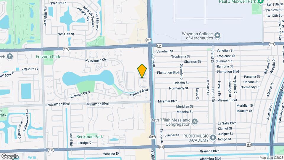 2258 SW 81st Ave Map and Location Details