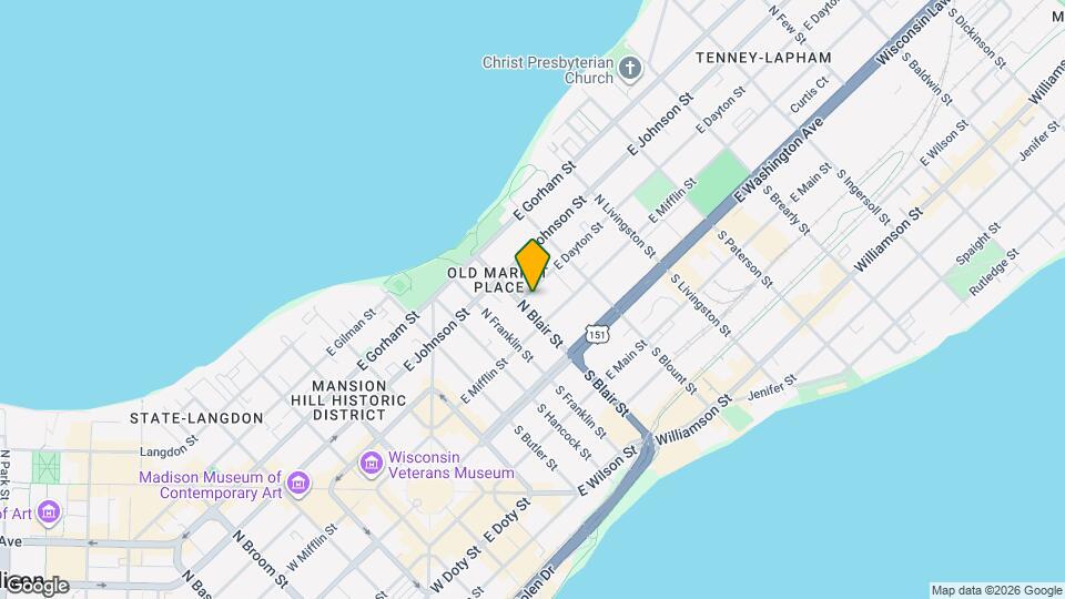 607 E Dayton St Mapa y Detalles de la Ubicación