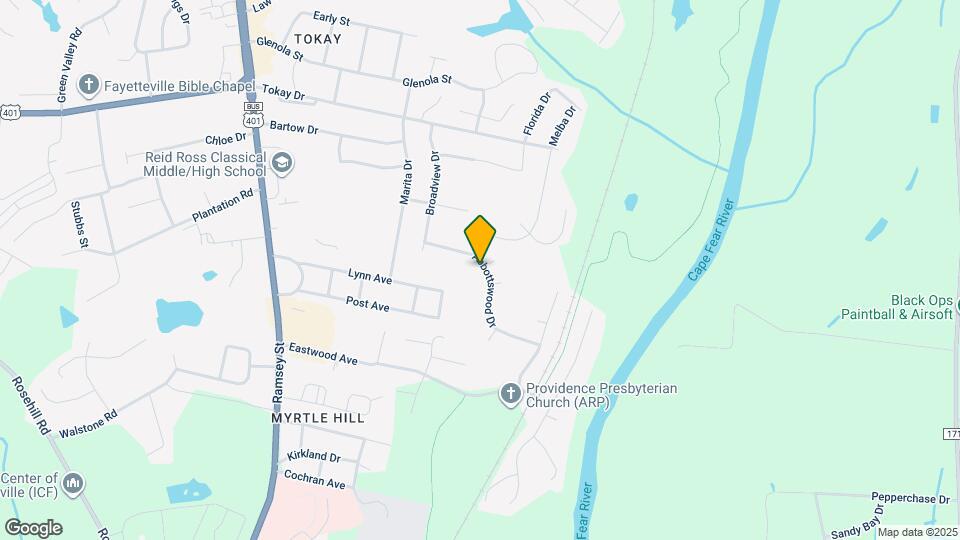 400 Abbottswood Dr Map and Location Details