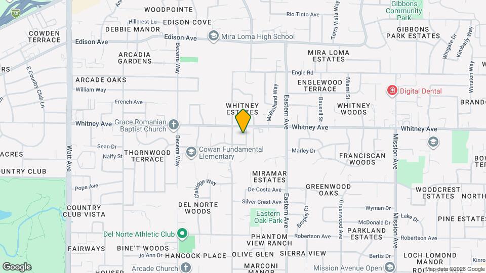 3429 Braeburn St Map and Location Details