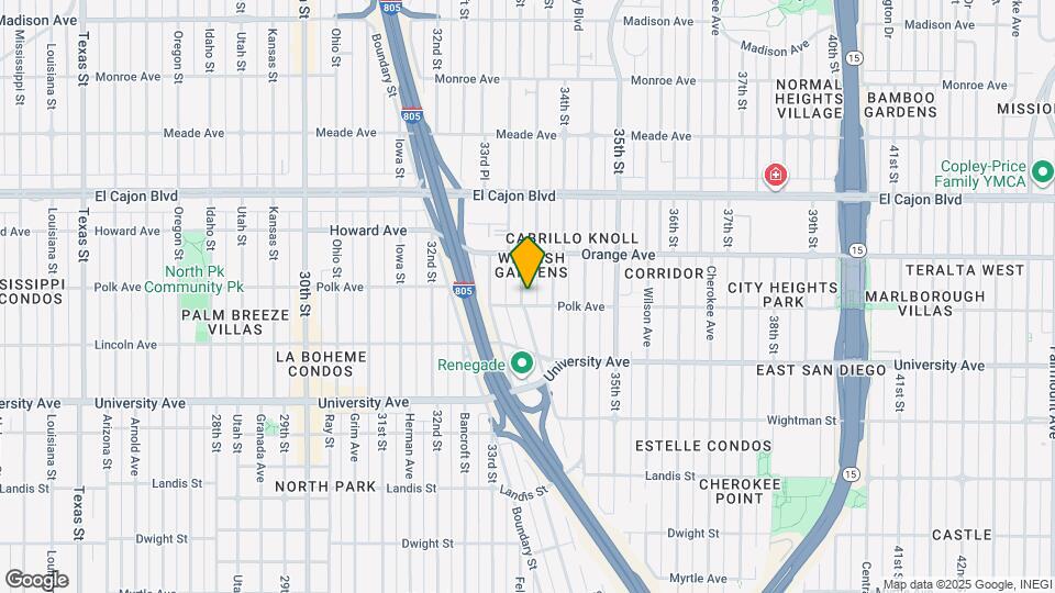 4115 Wabash Ave Map and Location Details