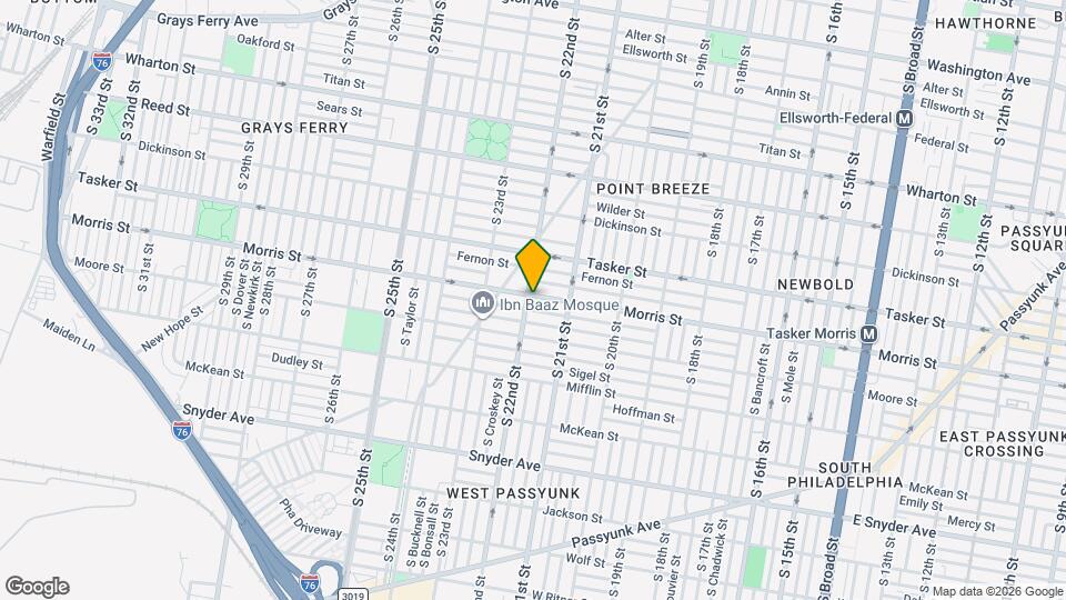 1701 S 22nd St Map and Location Details