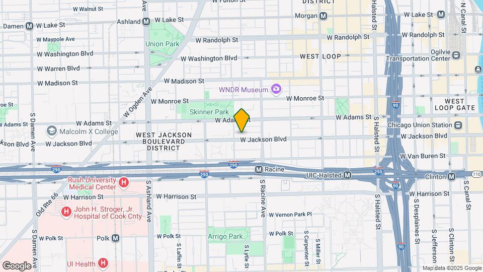 1242 W Jackson Blvd, Unit 03W Mapa y Detalles de la Ubicación
