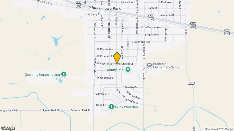 803 S Wall St Map and Location Details