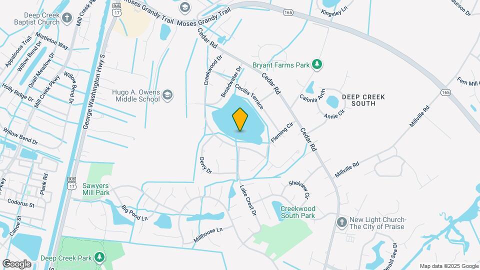 625 Creekwood Dr Map and Location Details