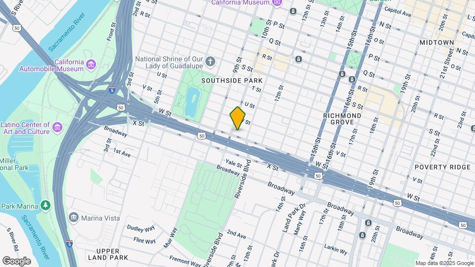 1011 W St Map and Location Details