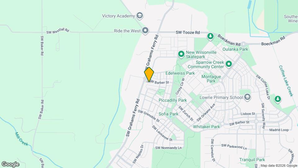 11984 SW Barber St Map and Location Details