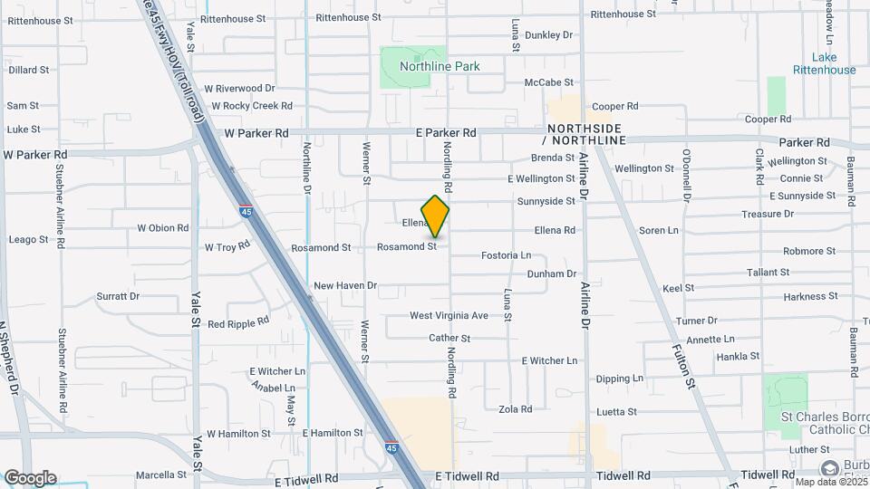 521 Rosamond St Map and Location Details