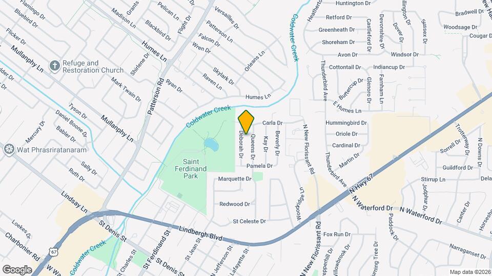 1740 Deborah Dr Map and Location Details