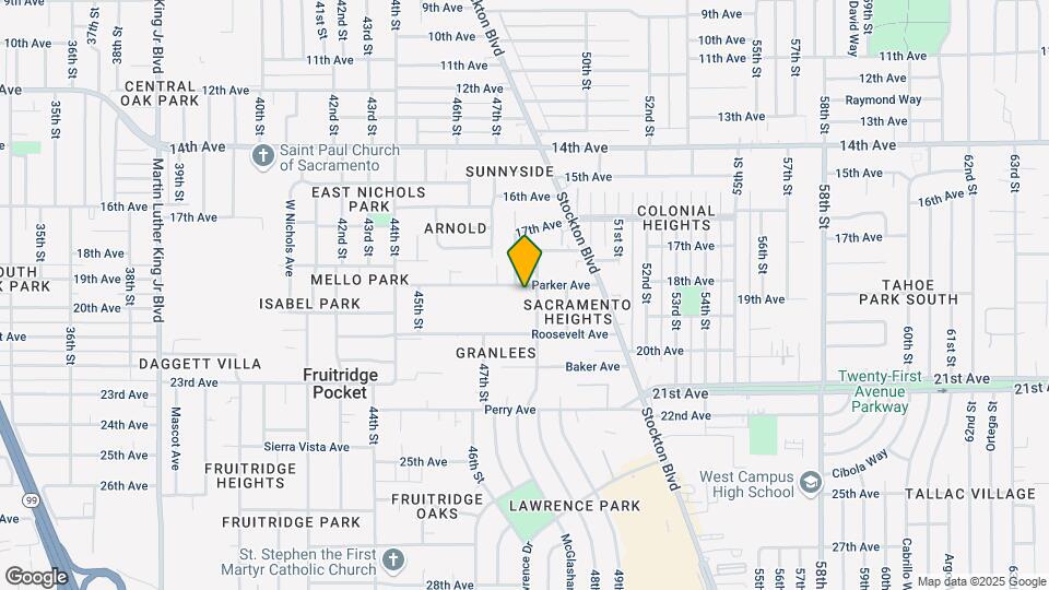 4724 Parker Ave Map and Location Details