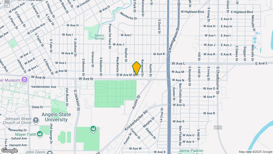 1722 S Park St Map and Location Details