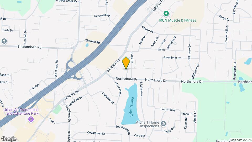 2502 N Lakeview Map and Location Details