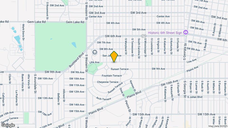 3711 Line Ave Map and Location Details