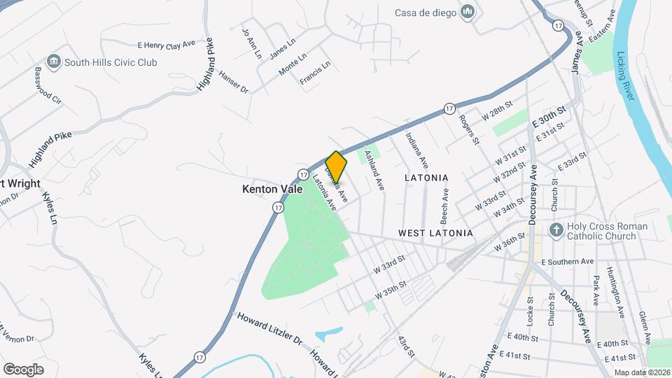 2741 Dakota Ave Mapa y Detalles de la Ubicación