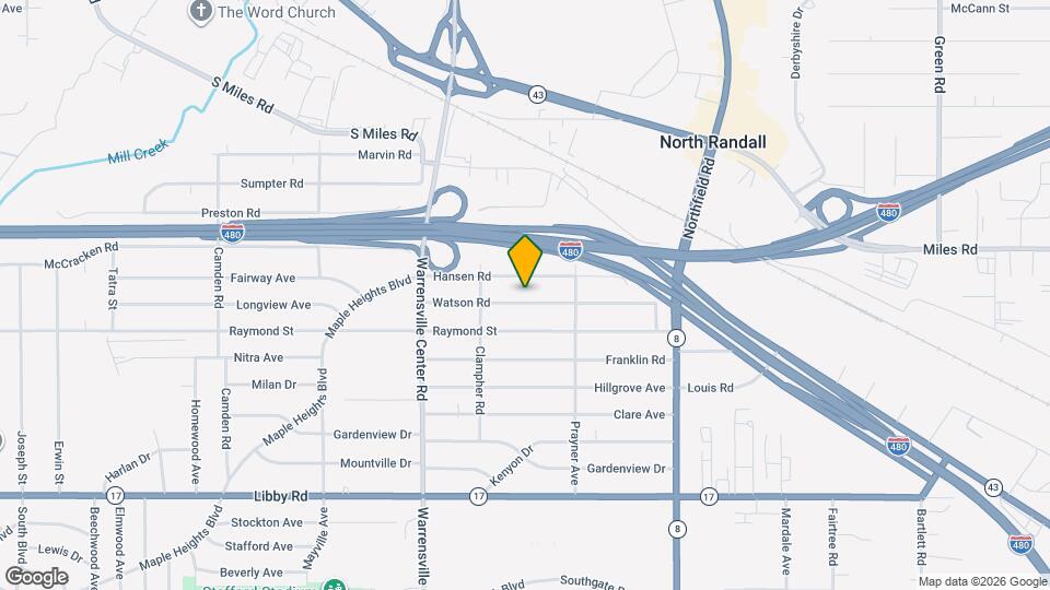 20907 Watson Rd Map and Location Details