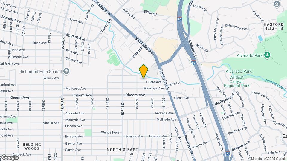 3237 Tulare Ave Map and Location Details