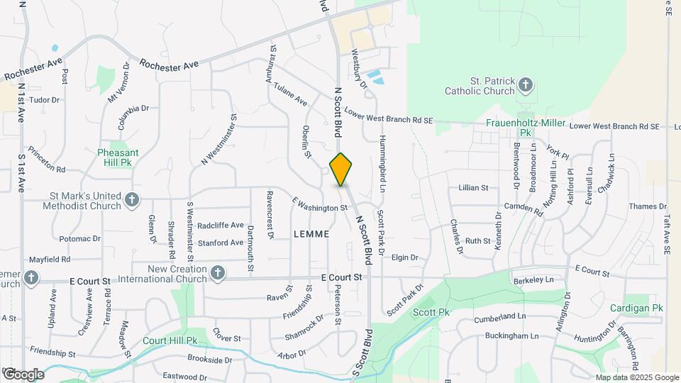 13 N Scott Blvd Map and Location Details