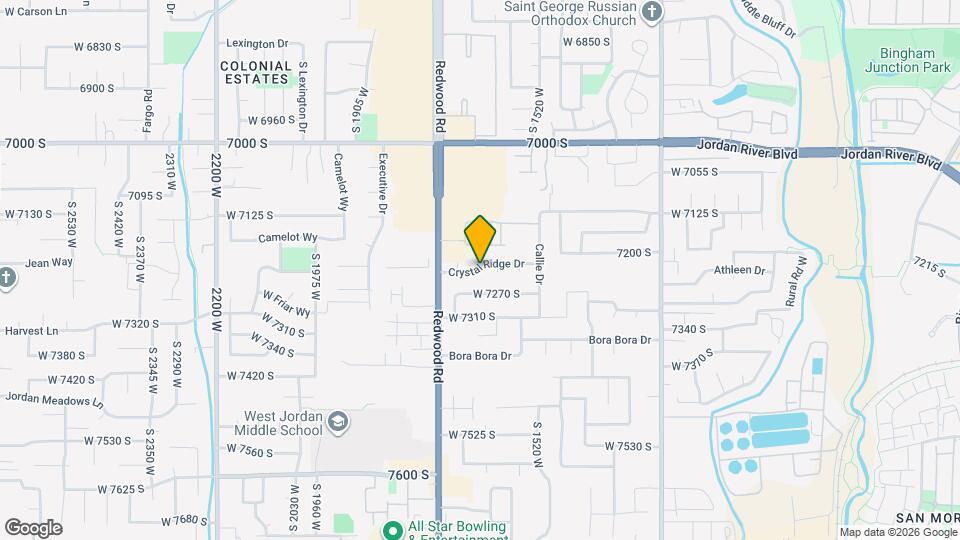 1623 Crystal Ridge Dr Map and Location Details
