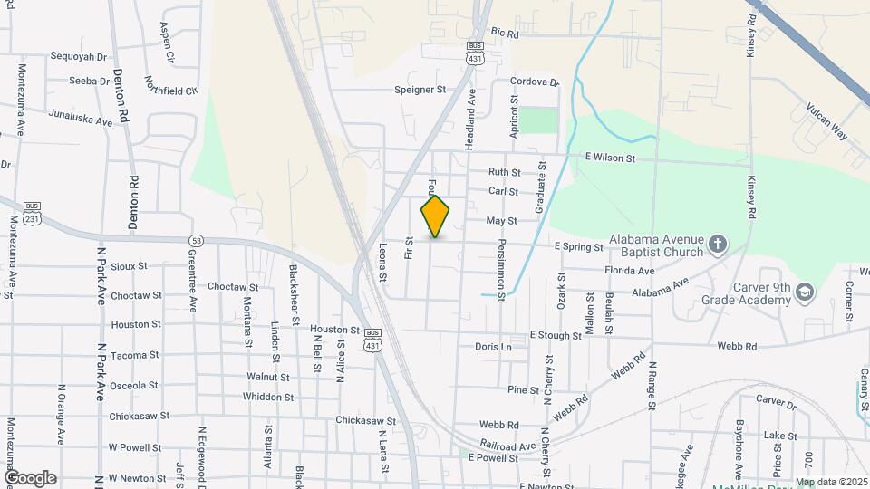 1096 Fountain St Map and Location Details