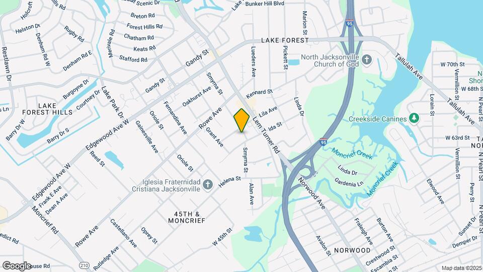 7320 Smyrna St Map and Location Details
