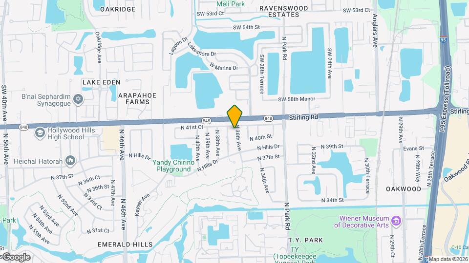 4100 N 36th Ave Map and Location Details