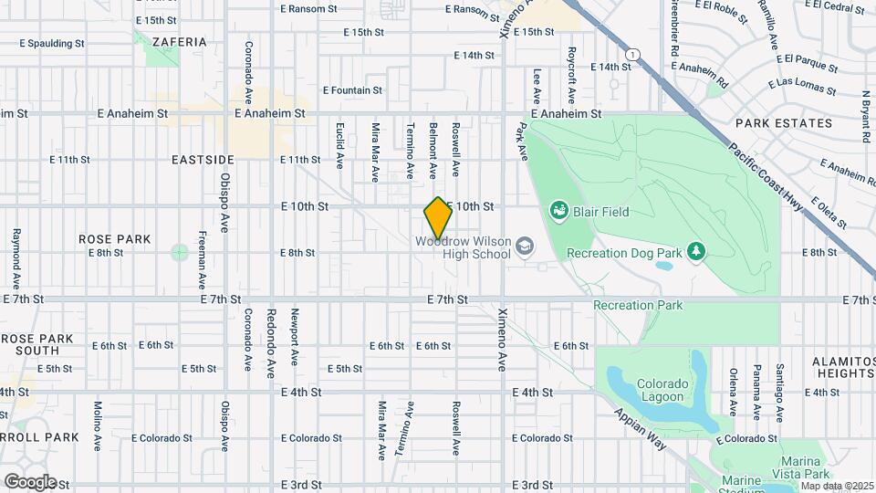 810 Belmont Ave Mapa y Detalles de la Ubicación