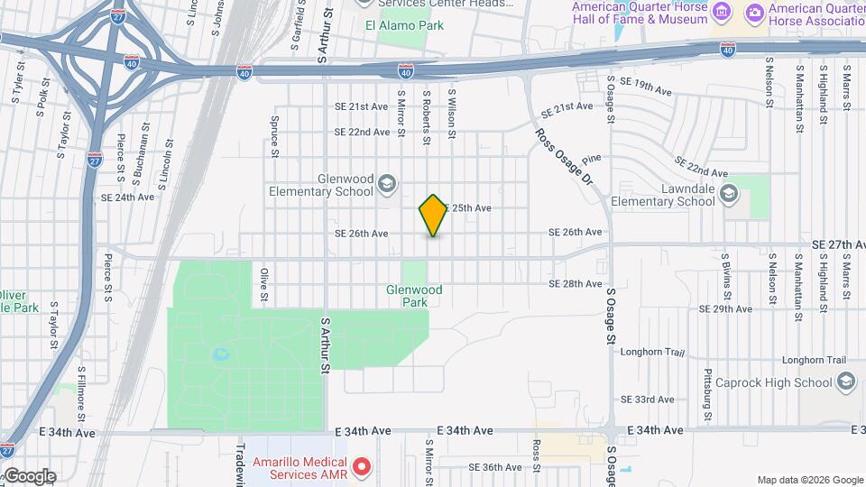 2605 S Roberts St Map and Location Details