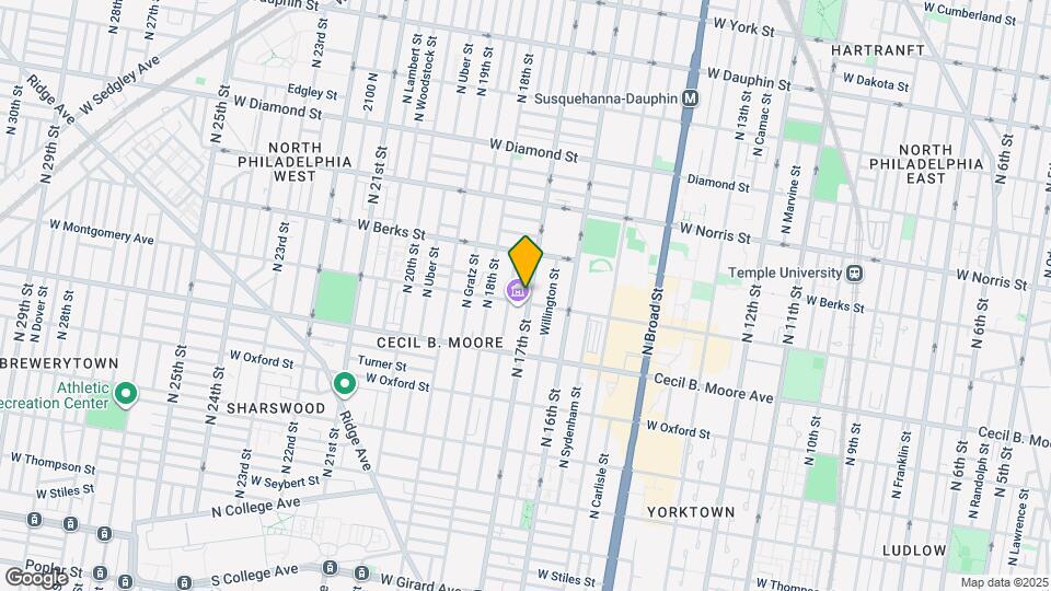 1703 W Montgomery Ave Map and Location Details