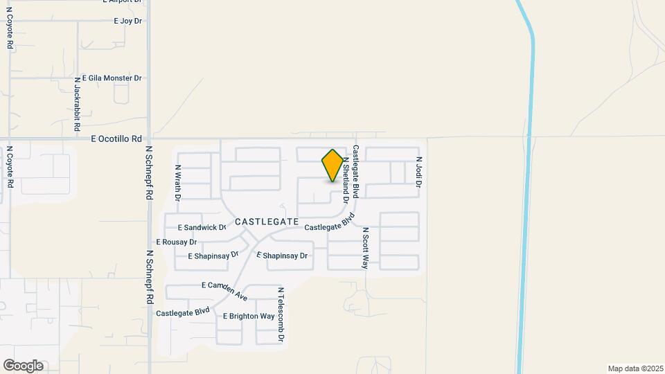 4494 E Brae Voe Way Map and Location Details