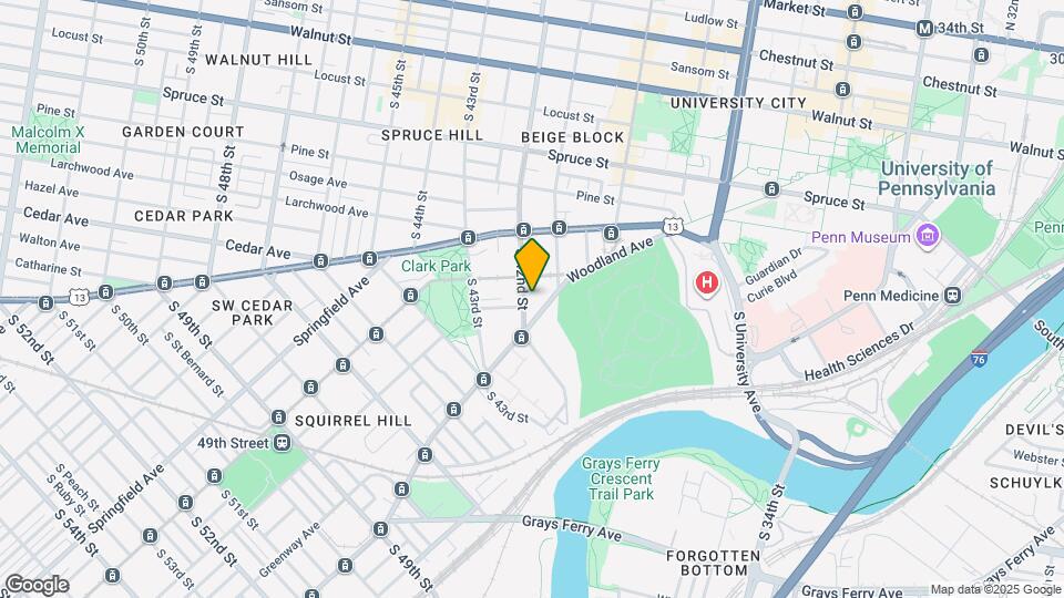 619 S 42nd St Map and Location Details