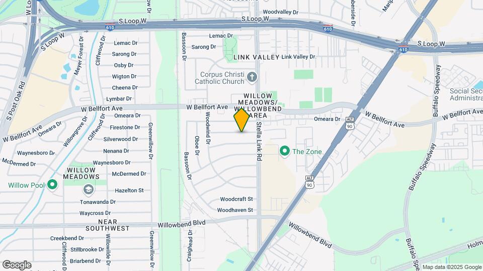 4025 Silverwood Dr Map and Location Details