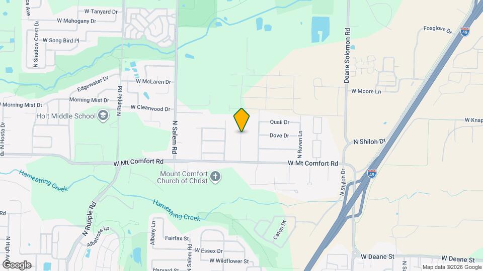 2332 N Gooseberry Ln Map and Location Details