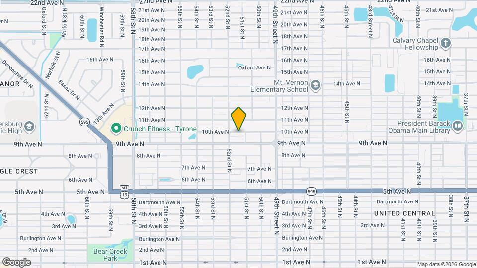 5150 10th Ave N Map and Location Details