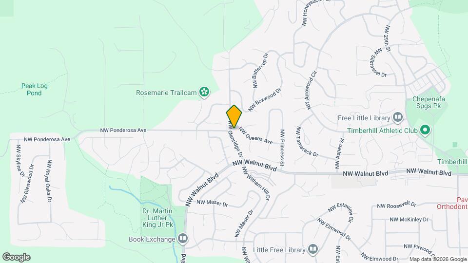 2955 NW Glenridge Dr Map and Location Details