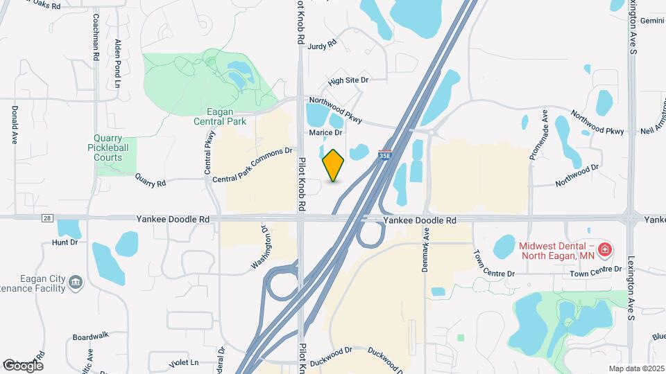 Furnished Studio-Minneapolis - Airport - E Map and Location Details