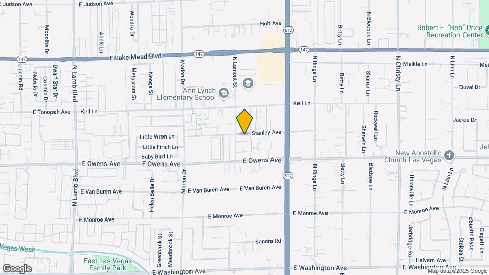 1680 N Lamont St Map and Location Details