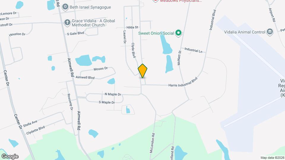 1604 Clyde Blvd Map and Location Details