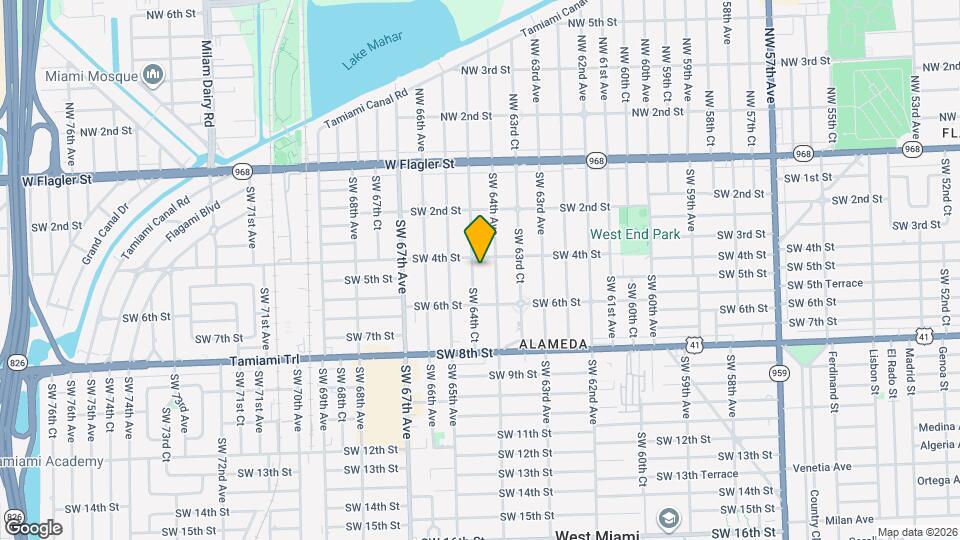 425 SW 64th Ct Map and Location Details