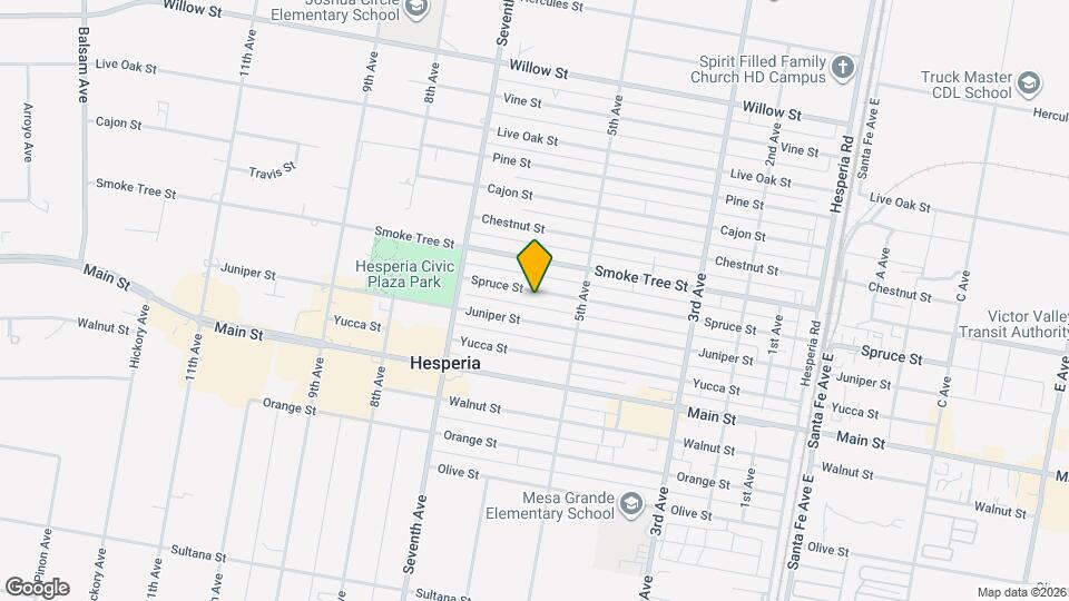 16069 Spruce St Mapa y Detalles de la Ubicación