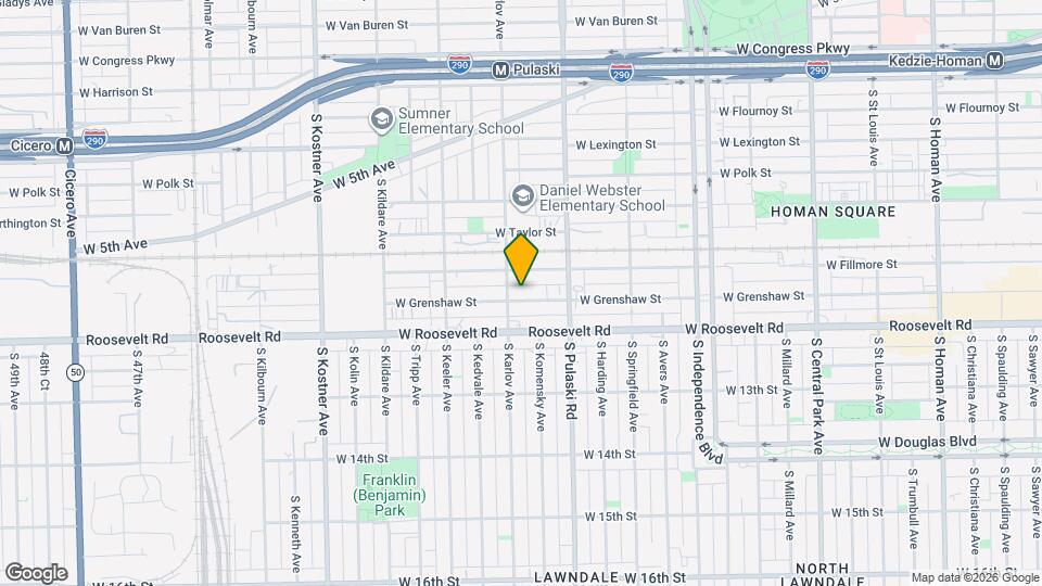 4046 W Grenshaw St Map and Location Details