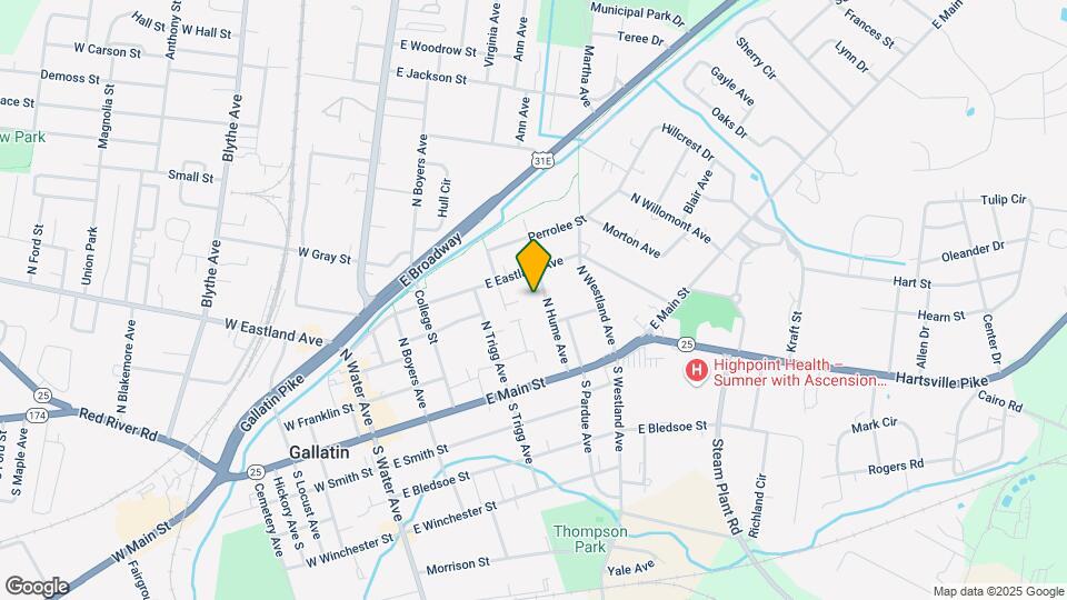 230 N Hume Ave Mapa y Detalles de la Ubicación