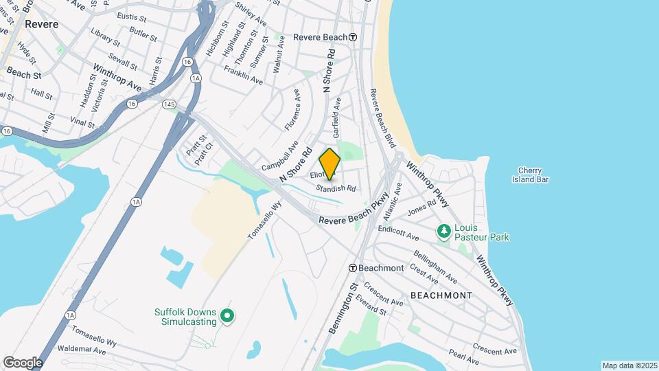 67 Curtis Rd, Unit 2bd near ocean Map and Location Details