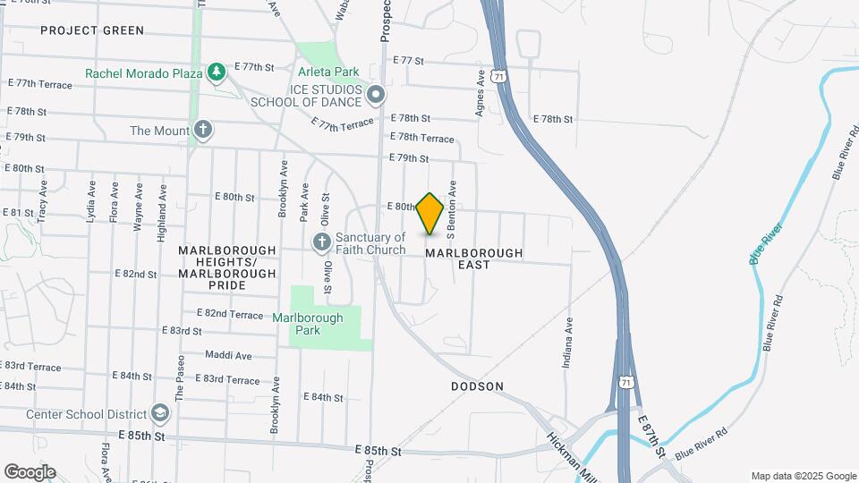 8027 Chestnut Ave Map and Location Details