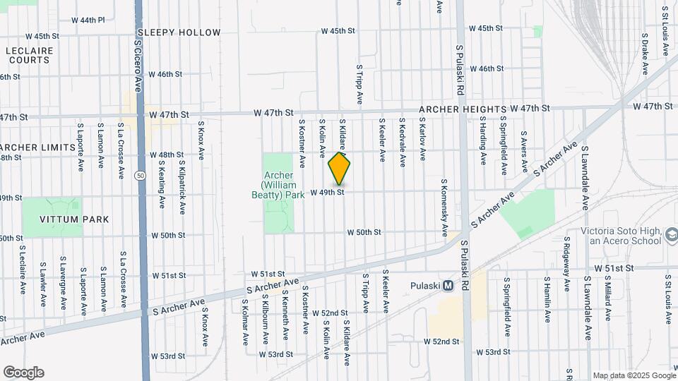 4858 S Kildare Ave Map and Location Details